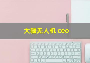 大疆无人机 ceo